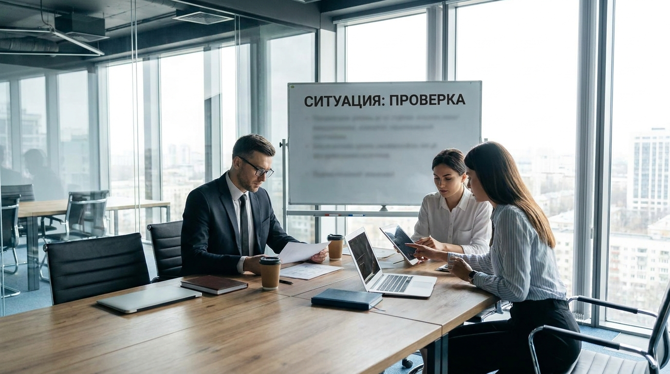 Ситуация: проверка — иллюстрация к статье